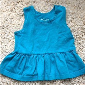 June & January 2t Teal Peplum